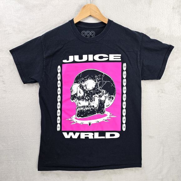 Juice Wrld Other - 999 Club Juice WRLD Lucid Dreams Skull Shirt Men’s Medium Black Official Tee